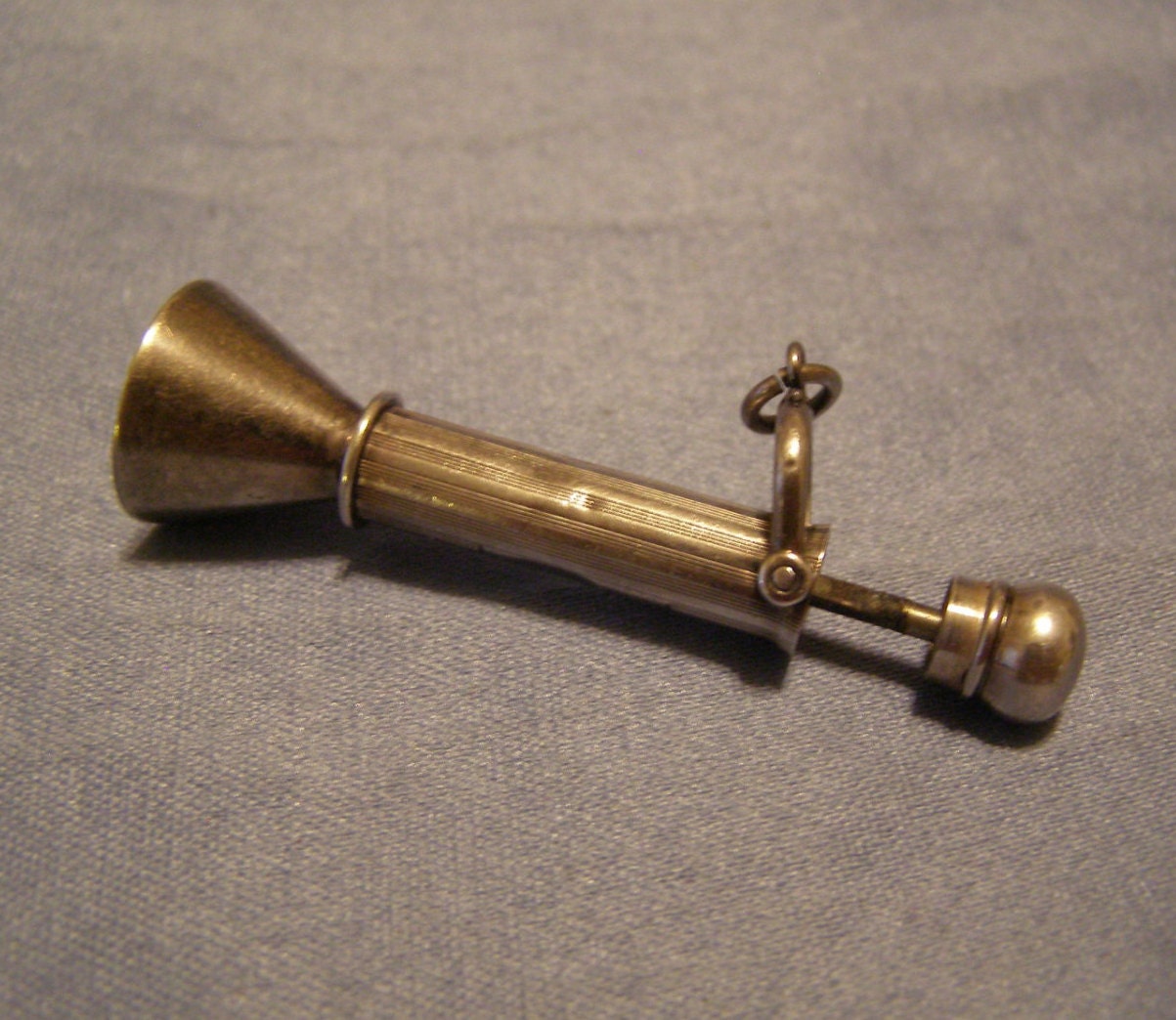 STERLING Silver Cigar Punch Antique End Punch Chatalaine FOB