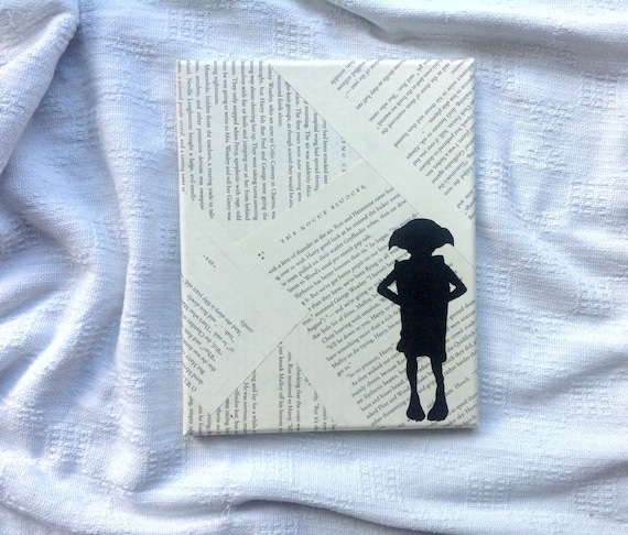 8x10 Wrapped Canvas With Dobby Silhouette