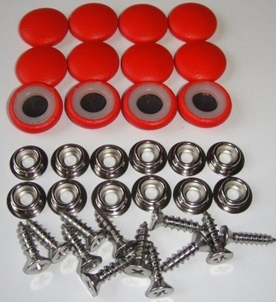 New Set Of 12 30 Dura Snap Upholstery Buttons RV Boat Inferno