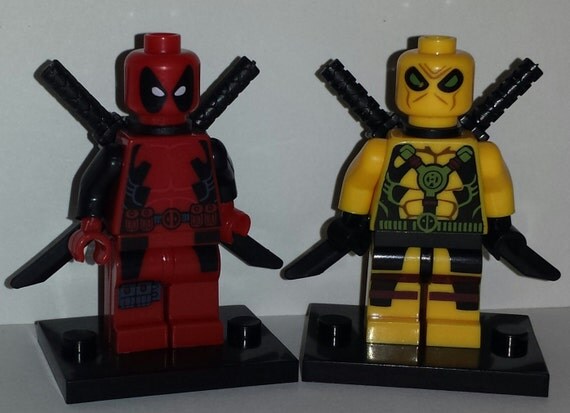 yellow deadpool lego