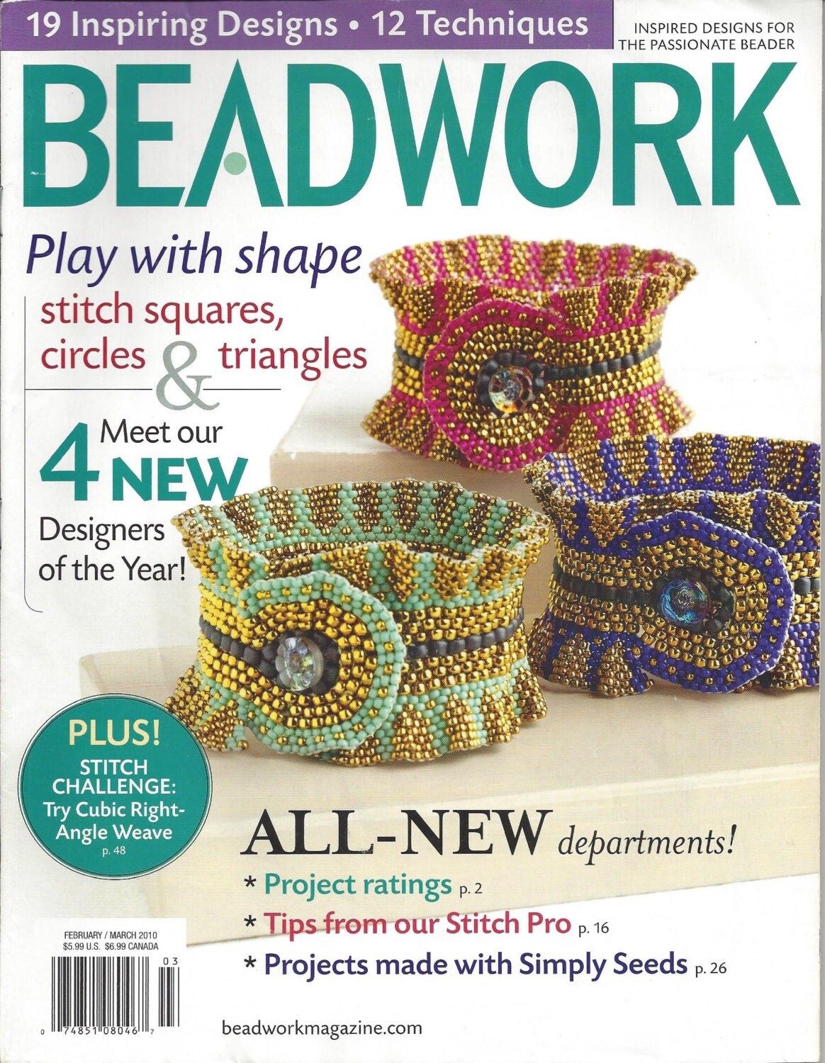 Beadwork Vintage Magazine / February 2010 Issue by CraftyLory