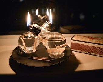 Light Bulb Oil Lamp - A Package Set