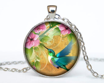 HUMMINGBIRDS pendant hummibirds jewelry hummibirds necklace