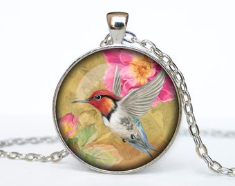 HUMMINGBIRDS pendant hummibirds jewelry hummibirds necklace