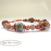 Earthy Boho Bracelet - Jasper Gemstones, Copper, Rustic Bohemian Jewelry