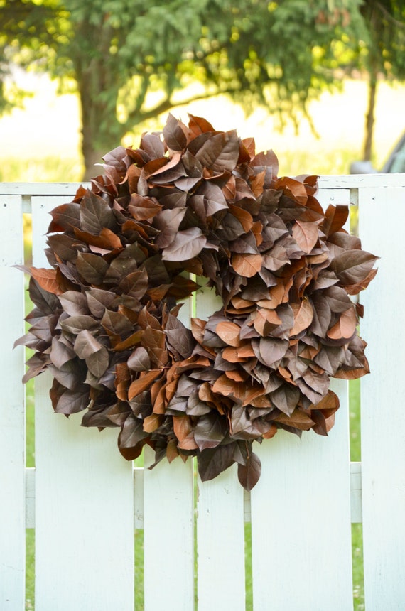 Chestnut Brown Salal Wreath chestnur brown wreath brown