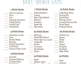 Printable Party Games by PhotoGreetings on Etsy