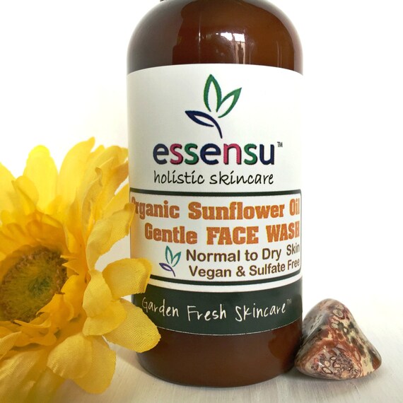 Organic Sunflower Oil Gentle Nourishing Face Wash for Normal