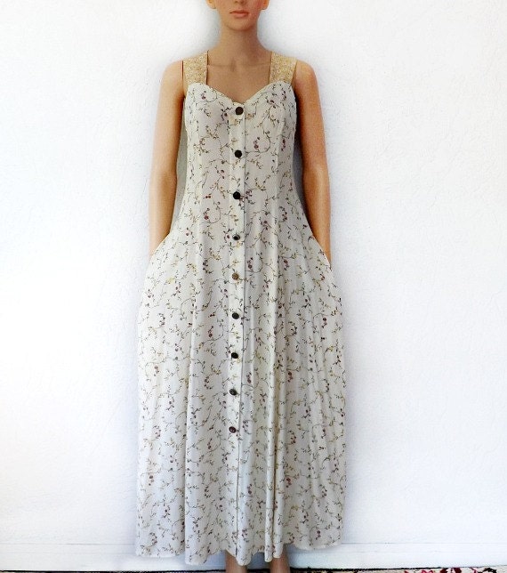 80 s bohemian maxi dress shabby chic tiny flower maxi 80 s bohemian maxi dress shabby chic tiny flower maxi