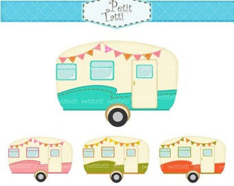 ON SALE Vintage Caravan Clip Art Car Retro Caravans ON SALE Vintage Caravan Clip Art Car Retro Caravans