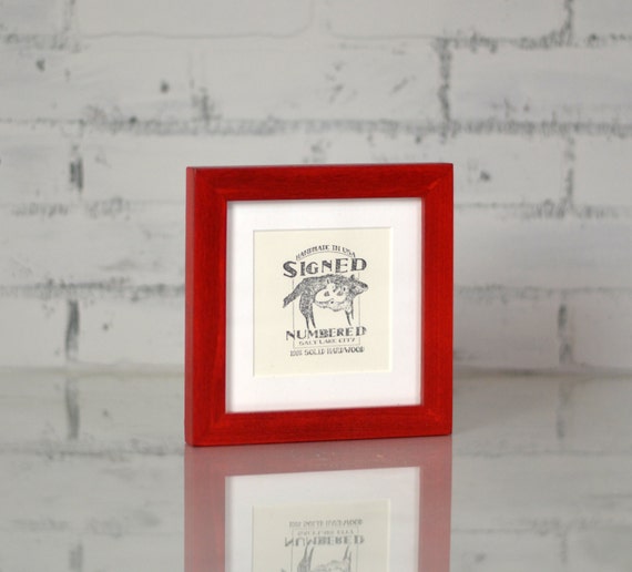 Items similar to 6x6 inch Square Picture Frame in 1x1 Flat Style and ...