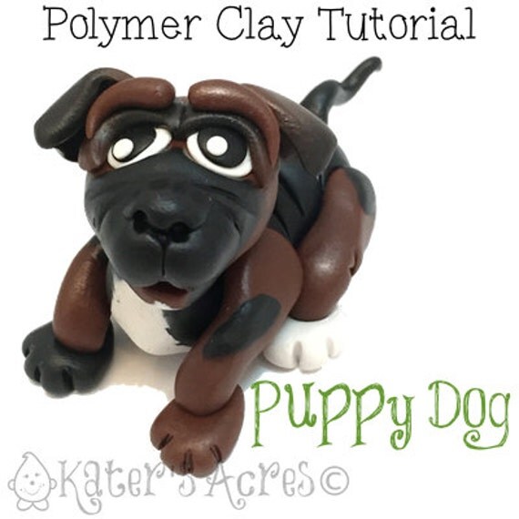 Polymer Clay Puppy Dog Tutorial Also for Fondant by KatersAcres