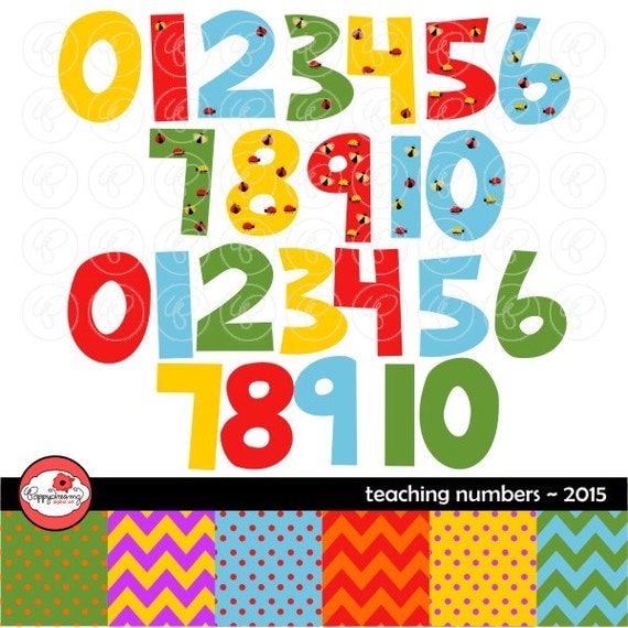 free numbers clipart for teachers - photo #5