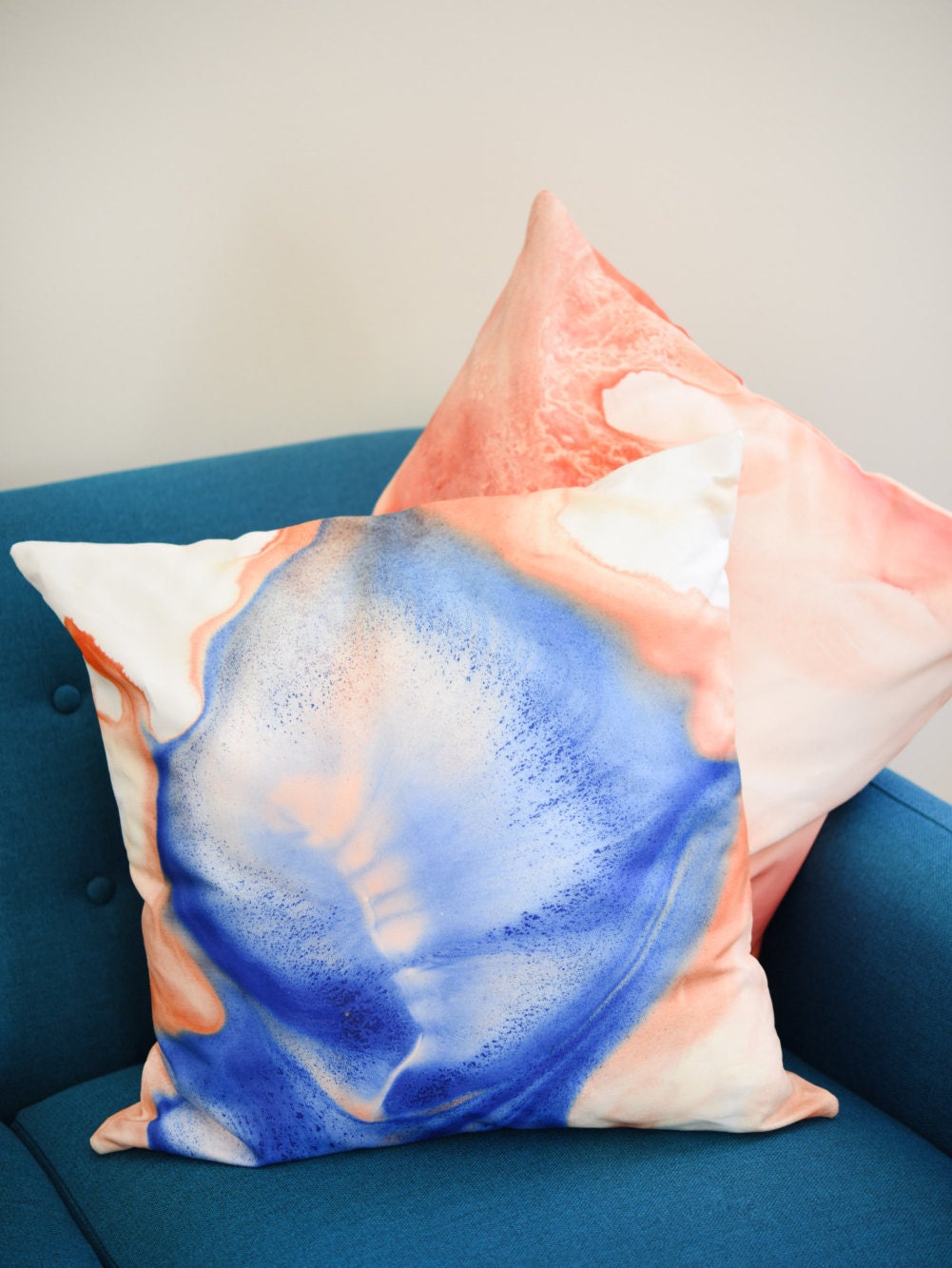 Watercolor Pillow Abstract Fine Art Print by BlackCrowStudios