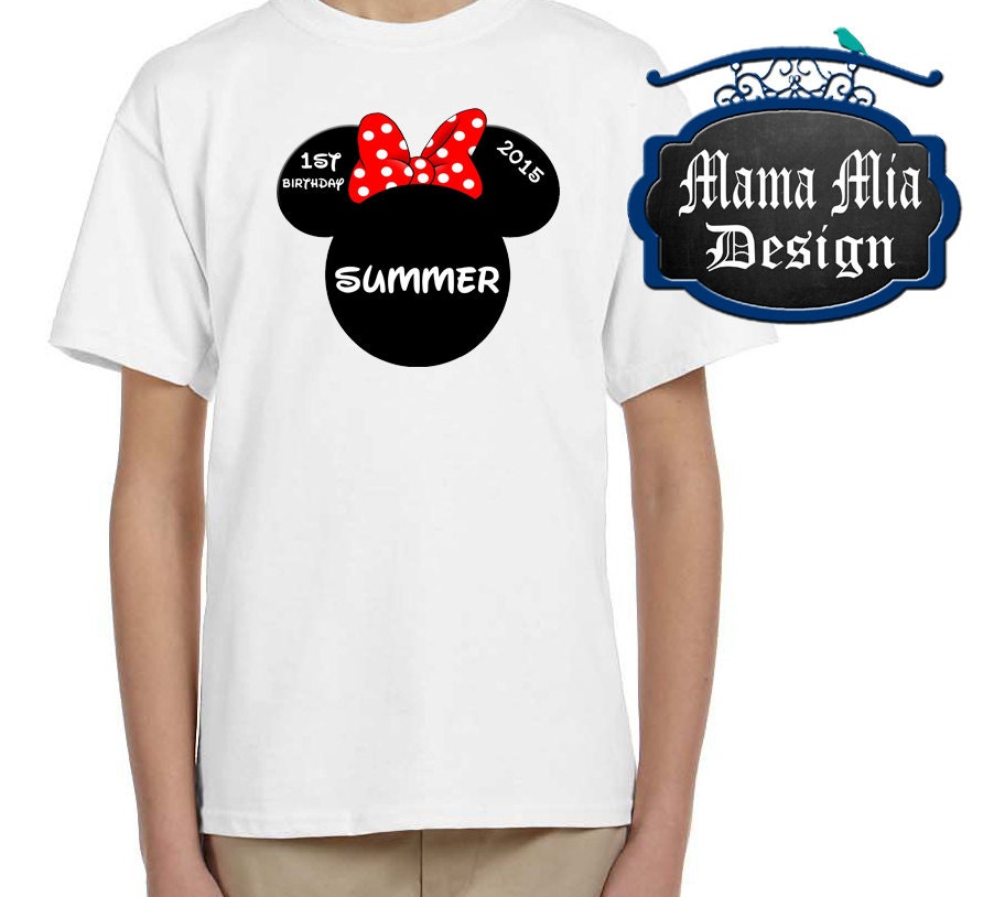 custom minnie mouse shirt