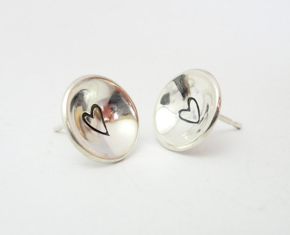 HUMAN MADE - HUMAN MADE Heart Silver Earring 