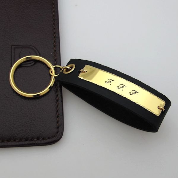 Portachiavi Personalizzato Con Ricamo - Testo A Scelta, Nero, Unisex, Regalo Ideale Per Auto, Moto O Scooter - Foto 8