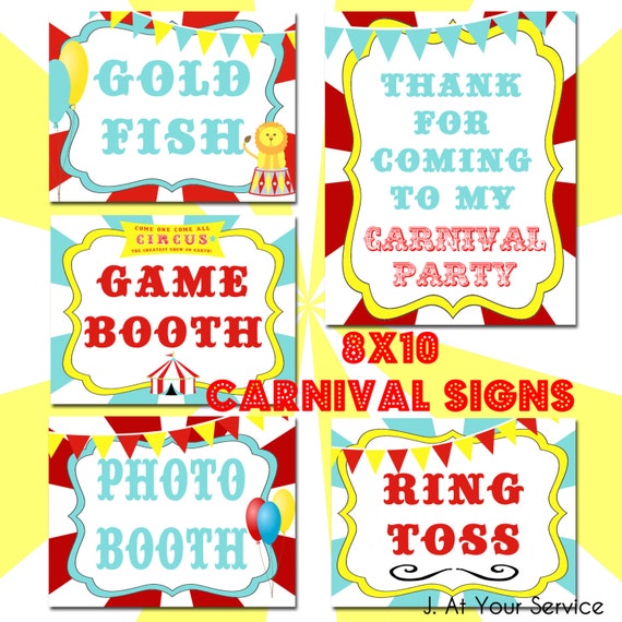 Carnival Assistance Signs and symptoms Printable Templates status photo about Printable Carnival Signs named Carnival Steerage Indicators Printable Templates track record