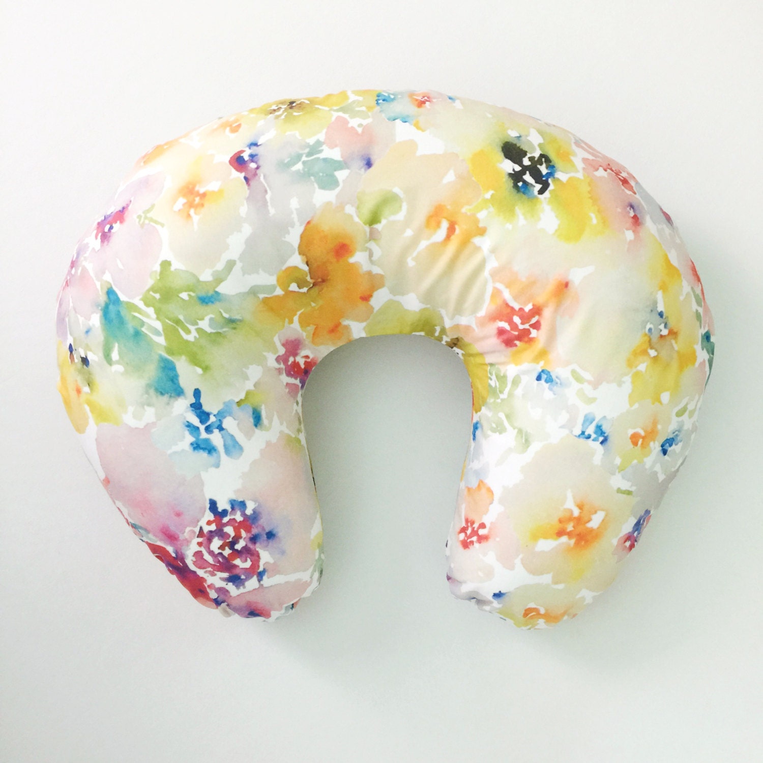 Boppy Cover Watercolor Flowers. Boppy. Nursing Pillow. by iviebaby
