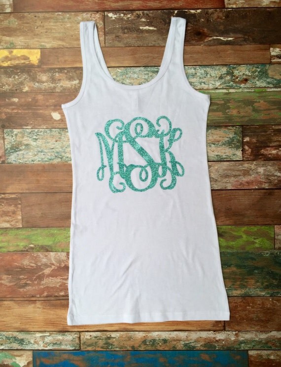 Monogrammed Swimsuit Cover up Beach Cover up by PoshBoutiqueGa