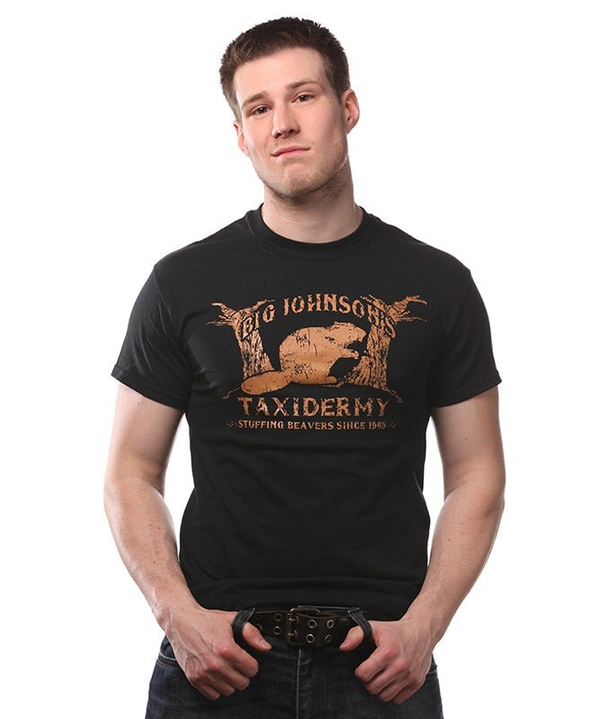 Big Woody Johnson's Taxidermy Stuffing Beaver T-Shirt
