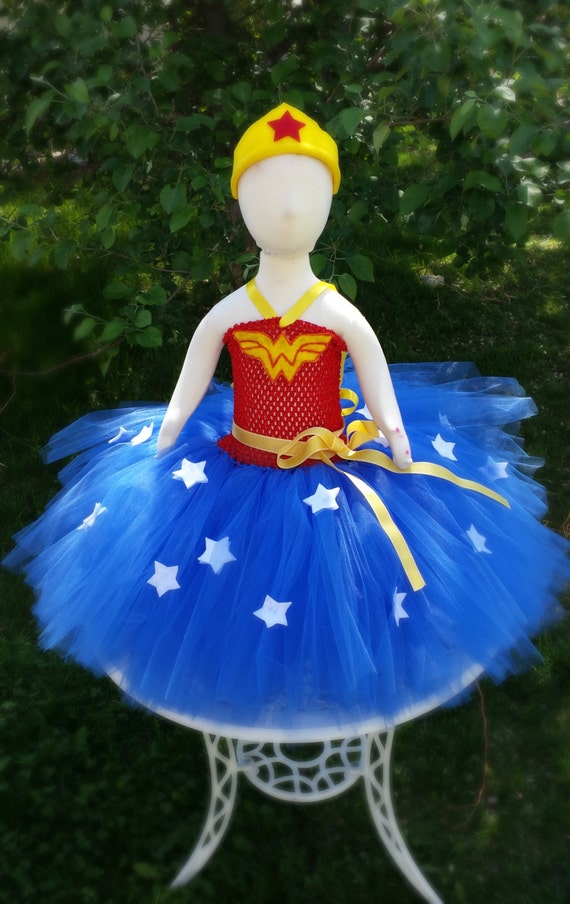 WONDER WOMAN Super Hero Tutu Dress- Infant, Toddler and Child Sizes ...