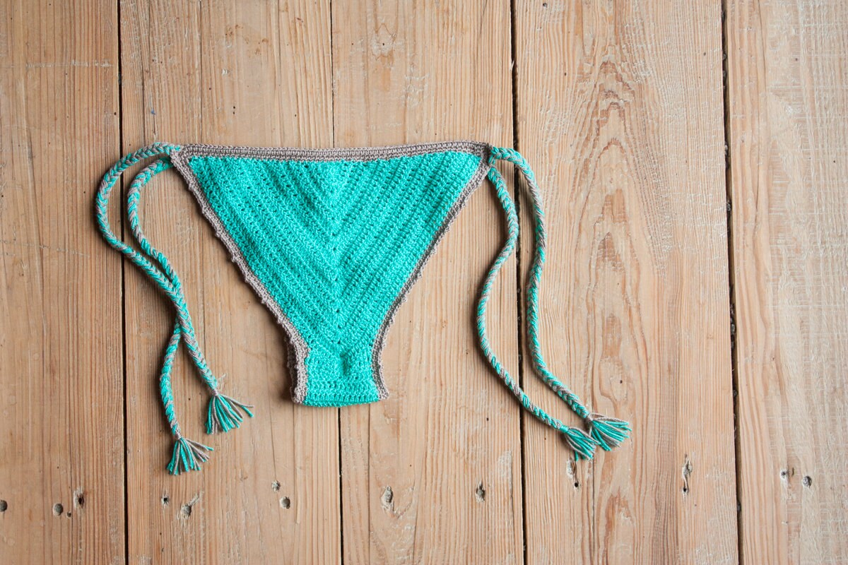 Cheeky Brazilian Bikini bottom Crochet Panties Cheeky