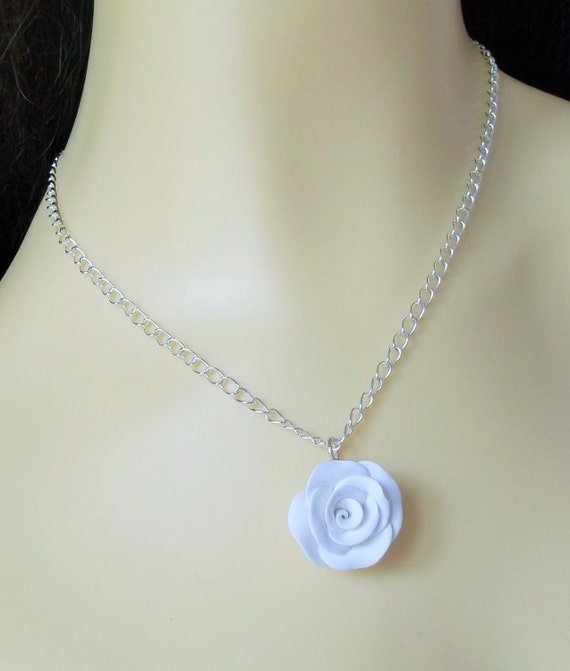 Yorkshire Rose Bridal Necklace Made To Order White Wedding