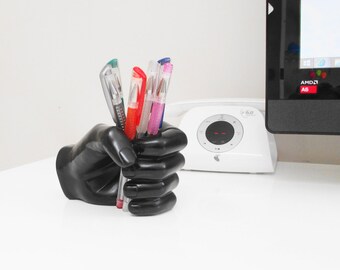 Office Decor, Hand Decor, Pen Holder, Hand Figurine, Hand, Hand Sculpture, Desk Acessories, Hand Statue, Hands, Hand Figurine, Resin Hand,