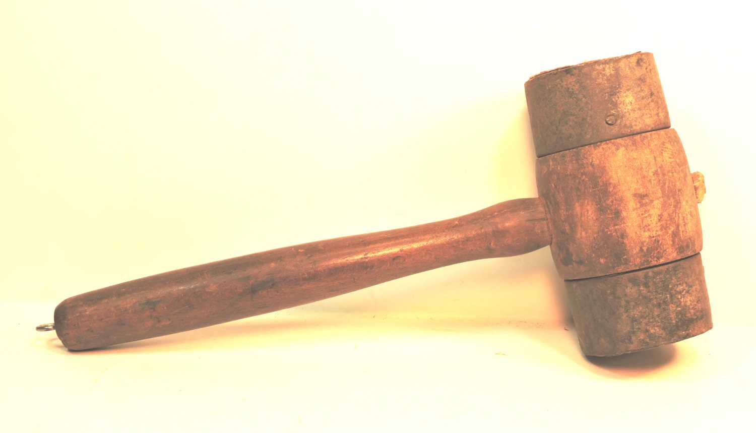 Antique Nautical Shipwright Caulking Hammer Metal Bound