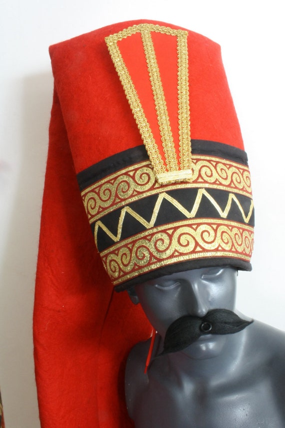 Items similar to Ottoman Empire soldiers repro Janissary Red FELT ...