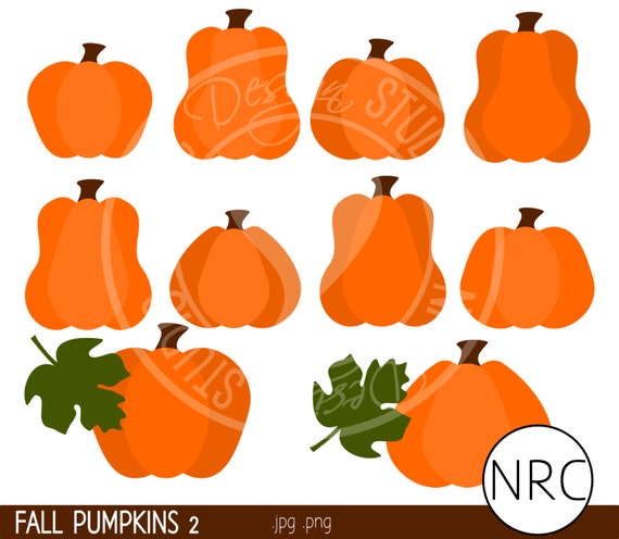 clip art fall leaves pumpkins - photo #27