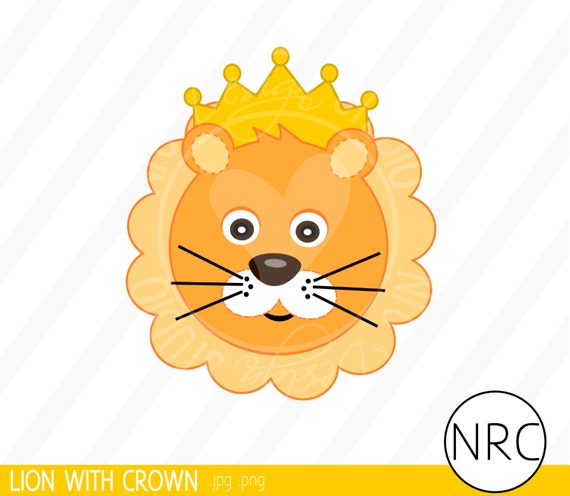 lion with crown clipart - photo #22