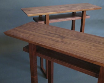 Walnut Console Table walnut console table | etsy Walnut Console Table walnut console table | etsy