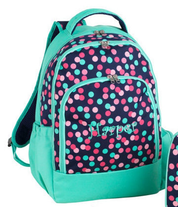 Personalized Girls Backpack Dottie