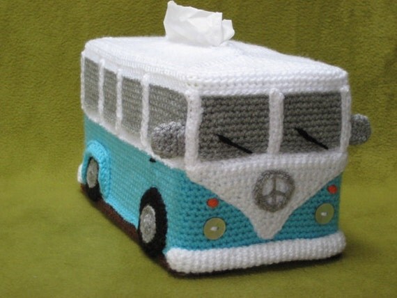 pattern camper vw crochet Style Hippie Bus T1 PDF Campervan Volkswagen Pattern Crochet VW Van