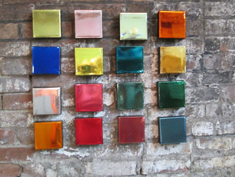 Large Wall Art Set Metallic Wall Art Chrome Art by ChromeConcepts