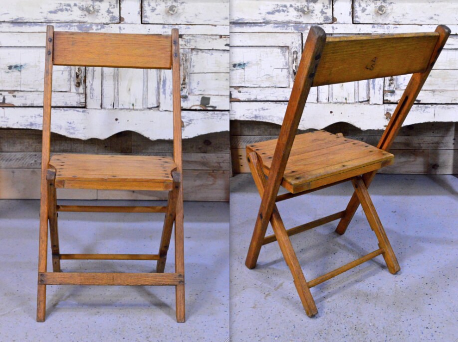 Vintage Wooden Folding Chairs Vintage Wooden Folding Chairs