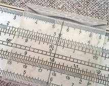 Unique slide ruler related items | Etsy