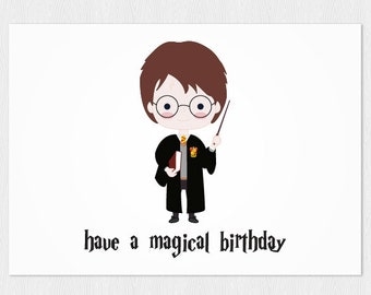 Luxury 50 Harry Potter Happy Birthday Card Printable