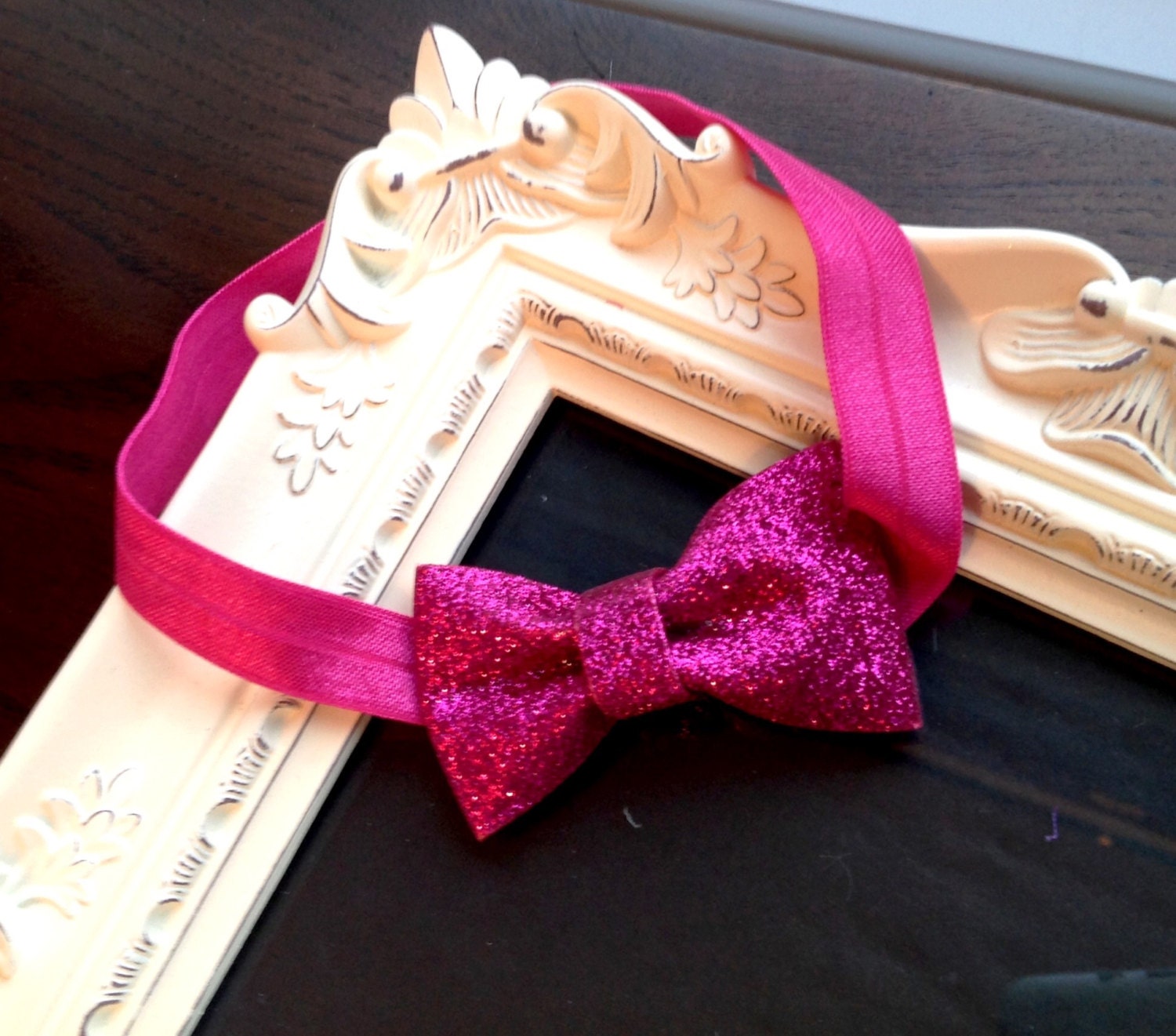 pink glitter bow tie headband photo by glitternpinkboutique pink glitter bow tie headband photo by glitternpinkboutique