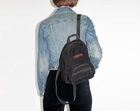 jansport mini backpack corduroy
