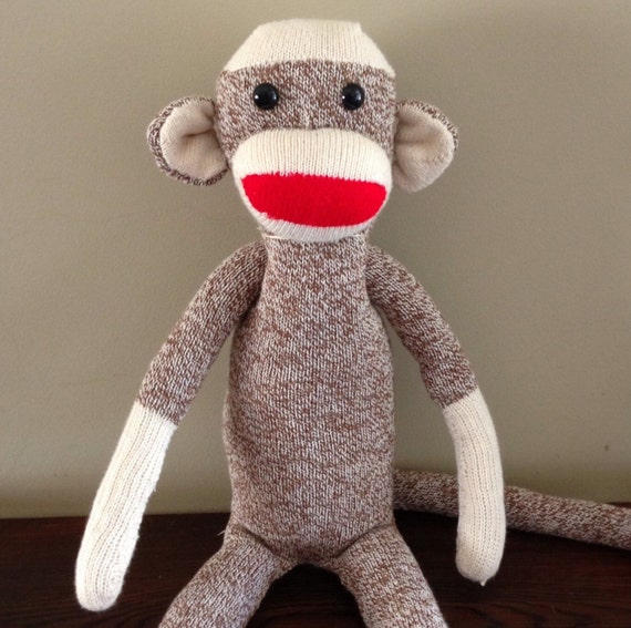 Original Sock Monkey Vintage Style Available In Different