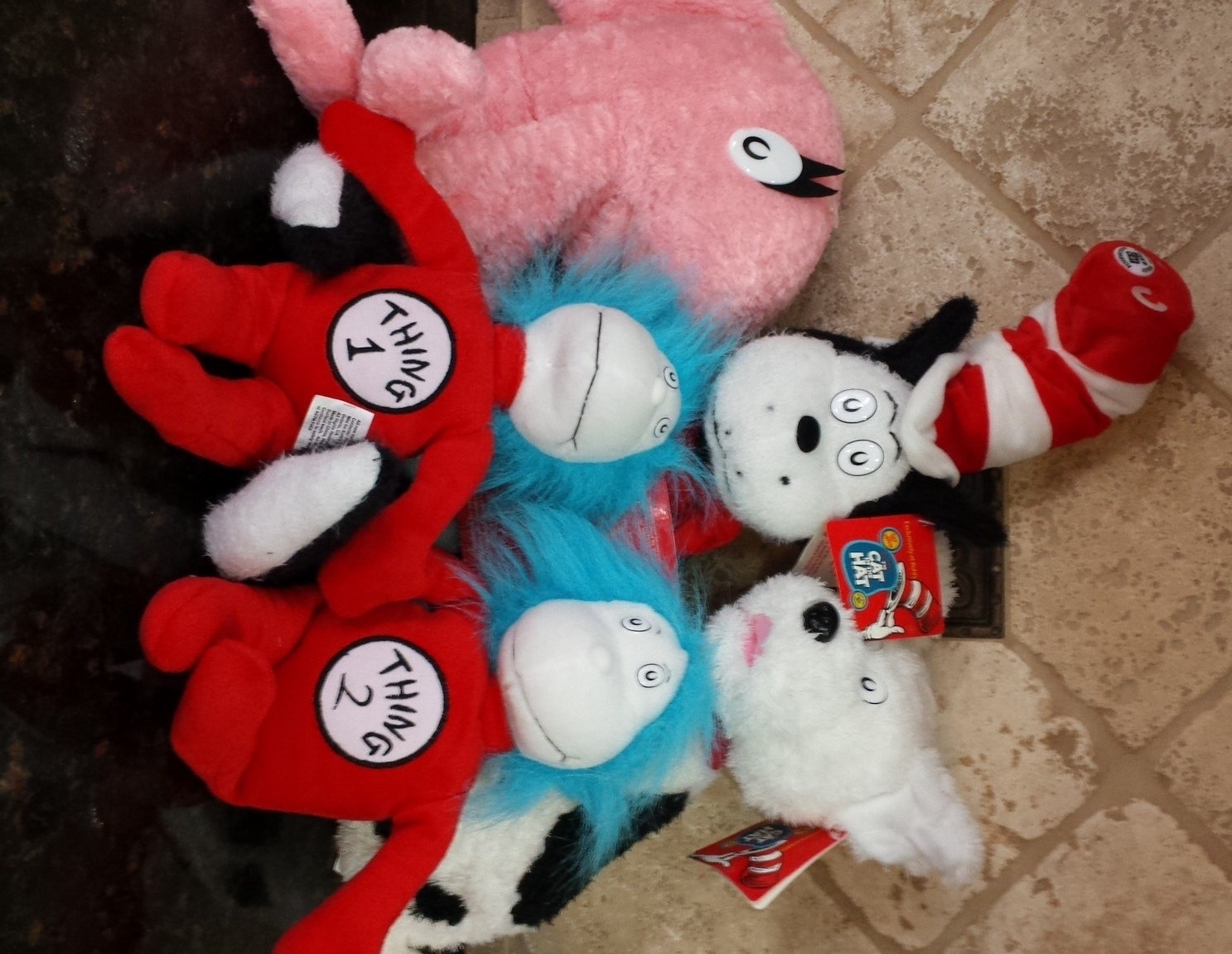 the cat in the hat stuffed animal