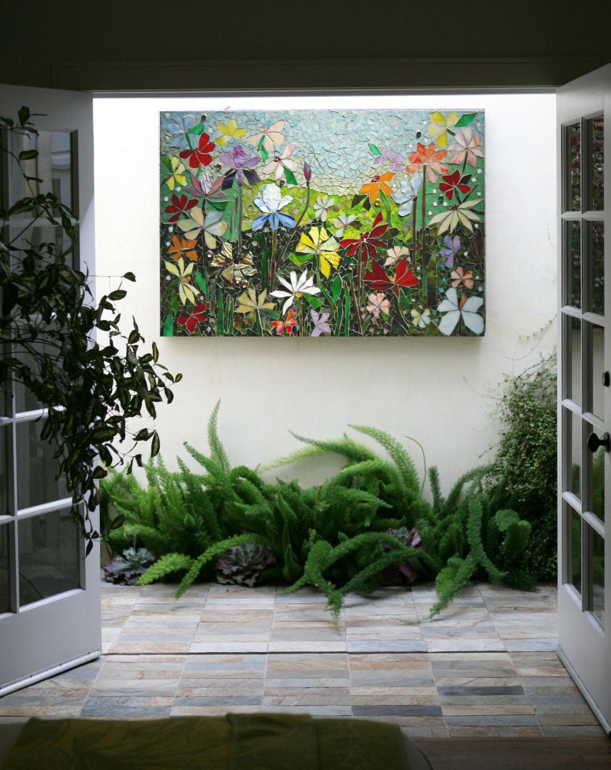 Mosaic Wall Art Outdoor 64