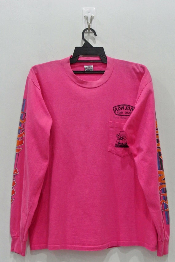 ron jon pink shirt