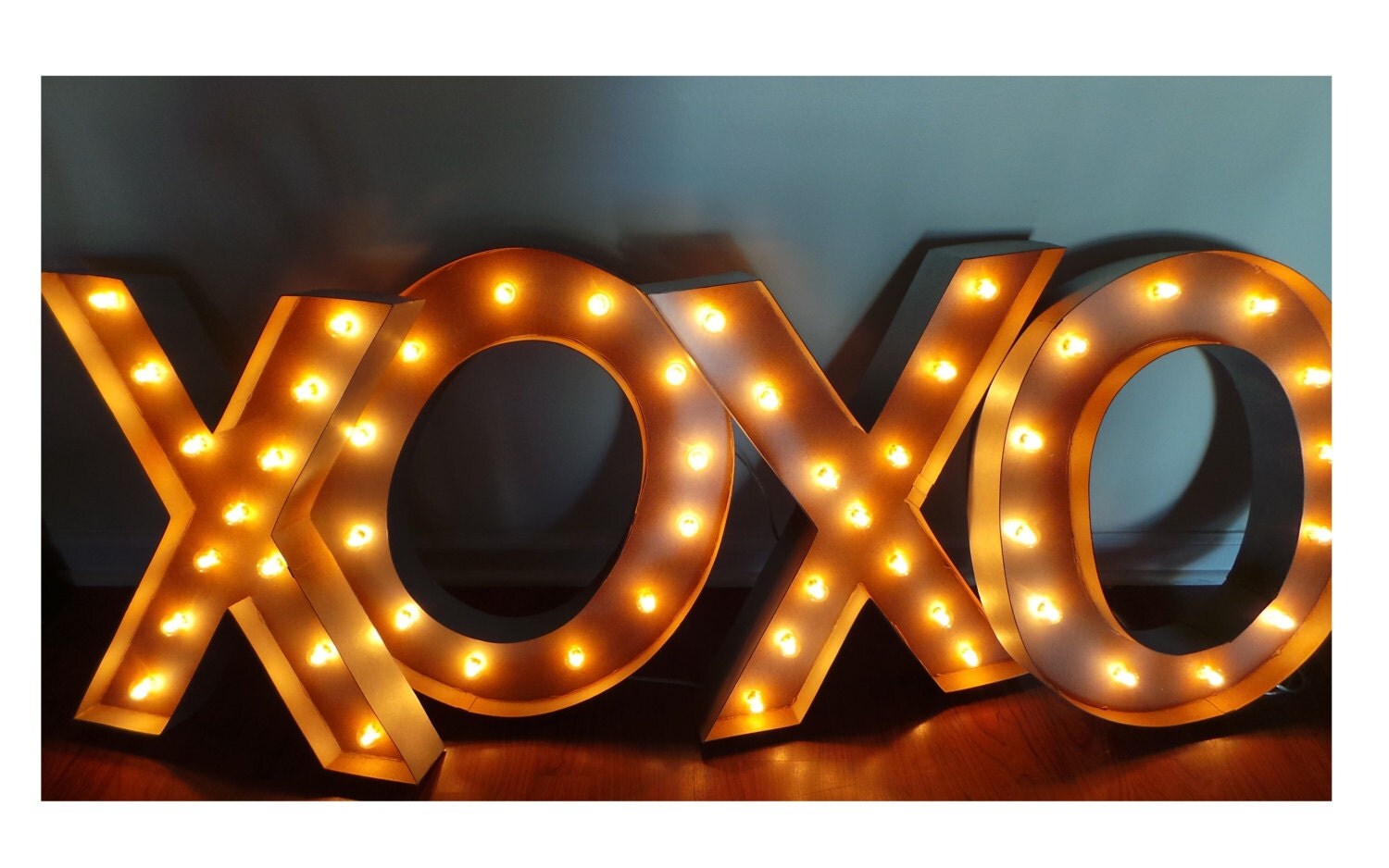 Light Up Letters Marquee 24 XOXO Decor Sign