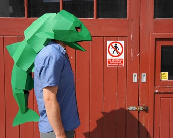 Fish Head Mask Complete with Fish Body!