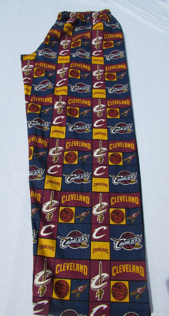 Cleveland Cavalier pajama bottoms for kids, women, and men