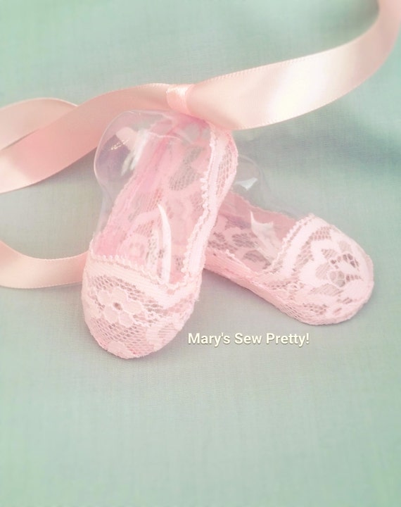 Items similar to Baby Girl Ballerina Slippers, Infant Ballerina Shoes